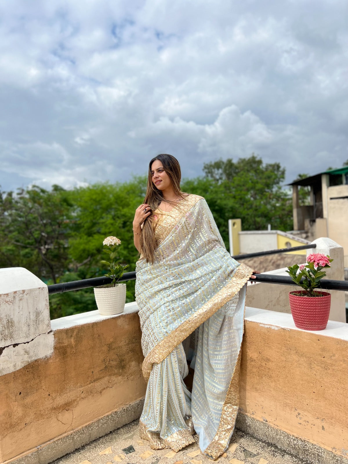 *Presenting you most beautiful seqwance saree collection