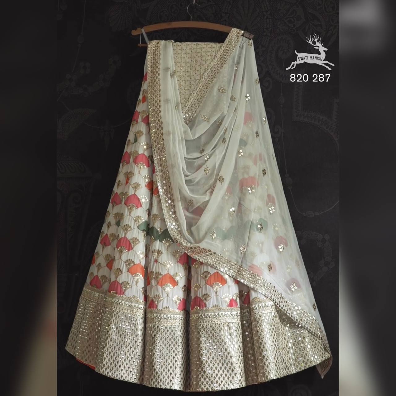 Off White Colour Party Wear Lehengacholi SD 552